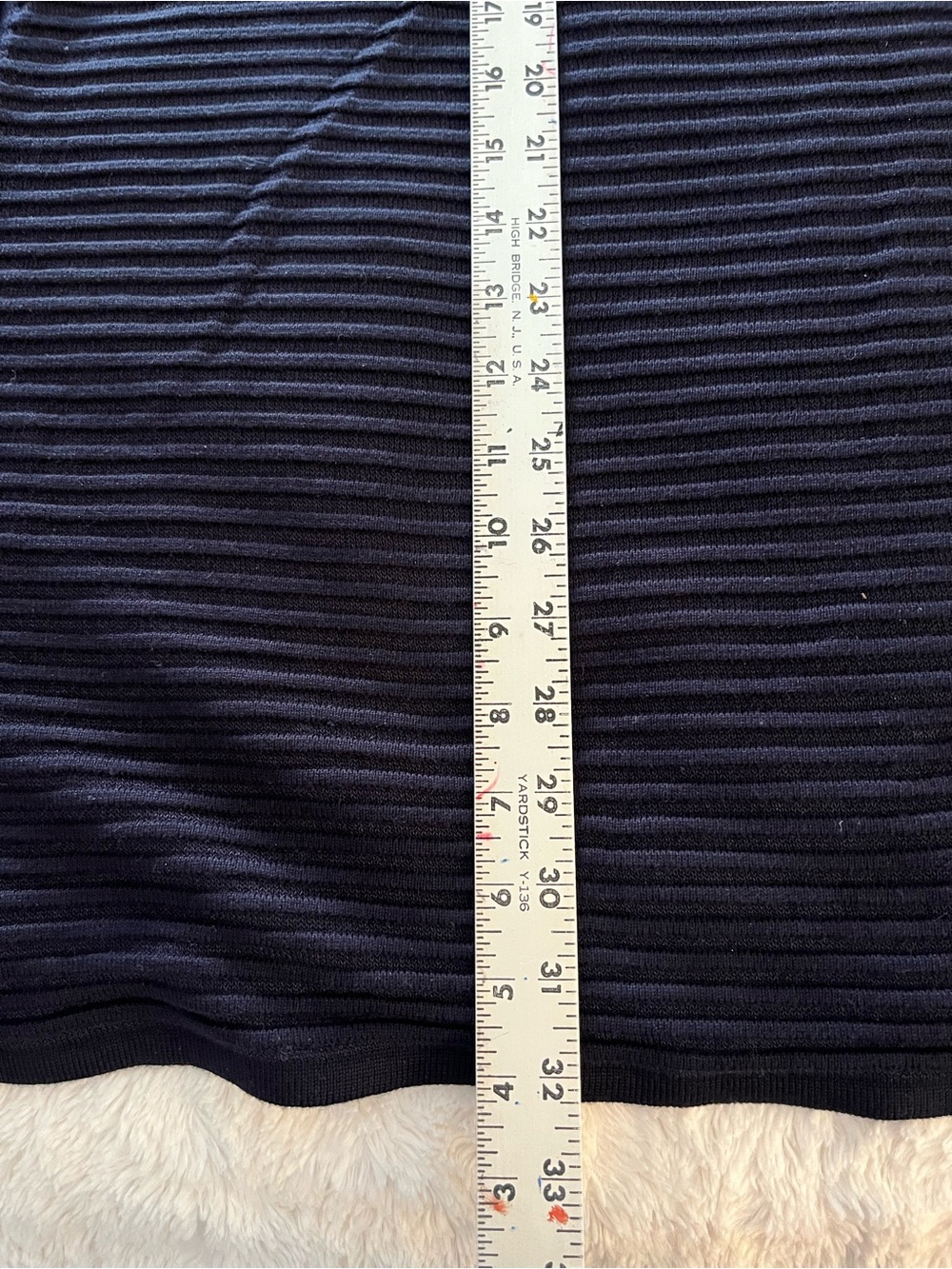 Talbots 3X Black Ribbed Open-Front Women’s Cardigan - Picture 7 of 7